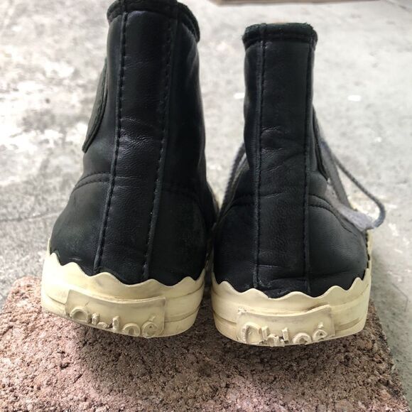 Converse Chloe leather high tops - Picture 4 of 7